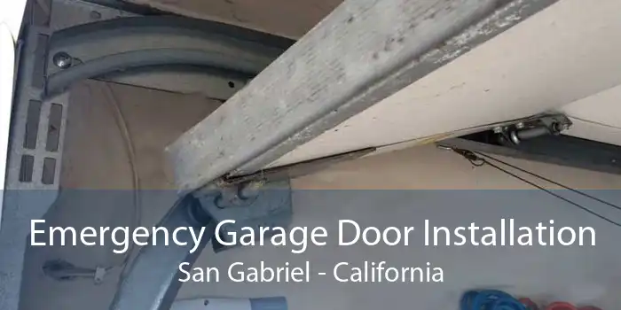 Emergency Garage Door Installation San Gabriel - California