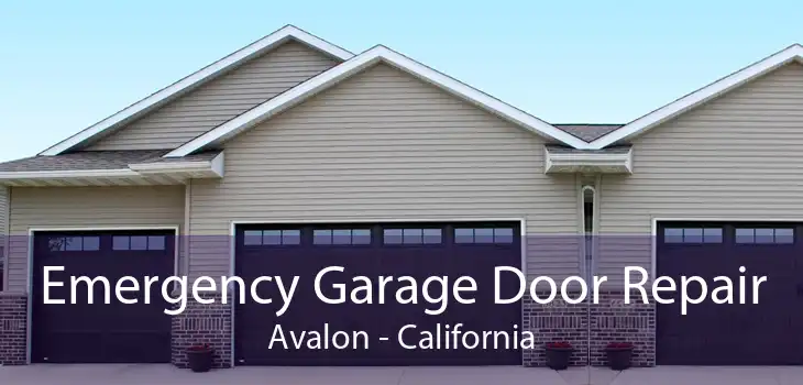 Emergency Garage Door Repair Avalon - California