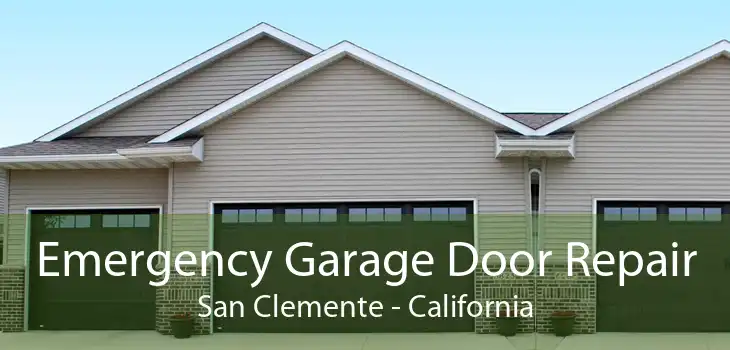 Emergency Garage Door Repair San Clemente - California