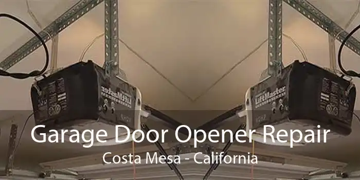 Garage Door Opener Repair Costa Mesa - California