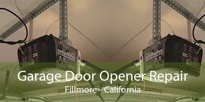 Garage Door Opener Repair Fillmore - California