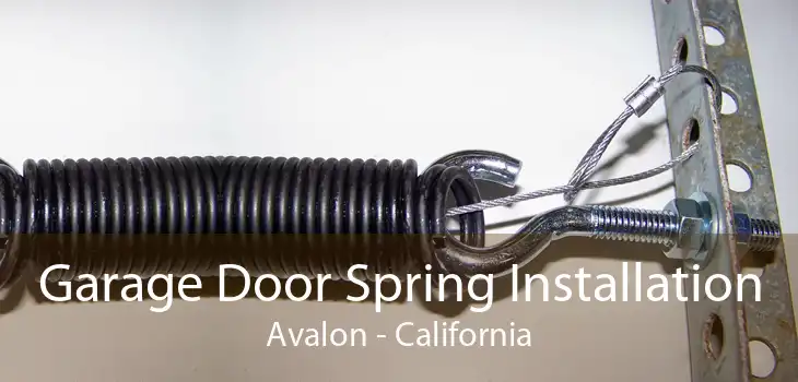 Garage Door Spring Installation Avalon - California