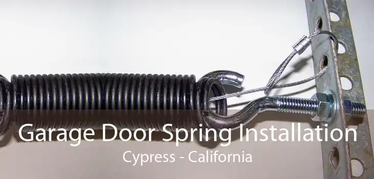 Garage Door Spring Installation Cypress - California