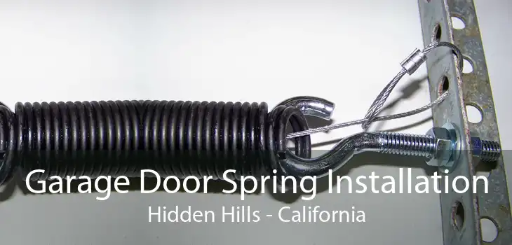 Garage Door Spring Installation Hidden Hills - California