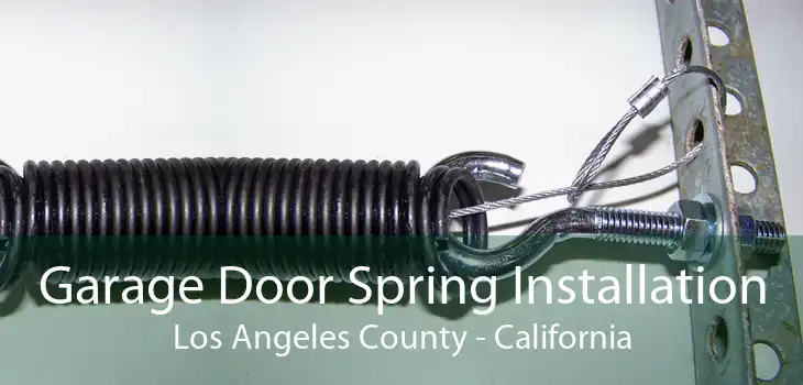 Garage Door Spring Installation Los Angeles County - California