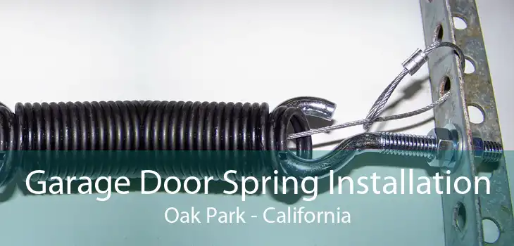 Garage Door Spring Installation Oak Park - California