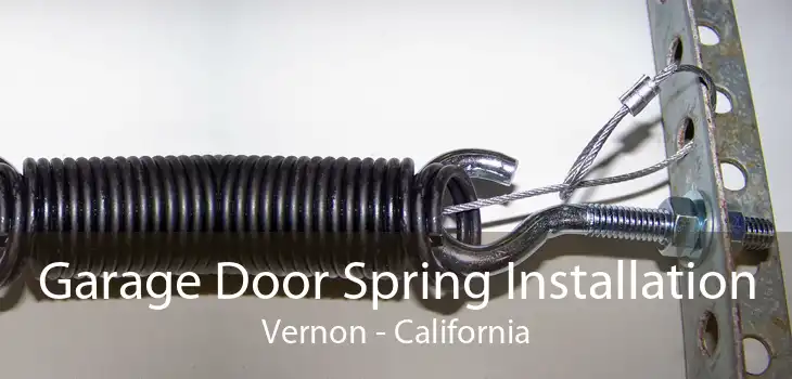 Garage Door Spring Installation Vernon - California