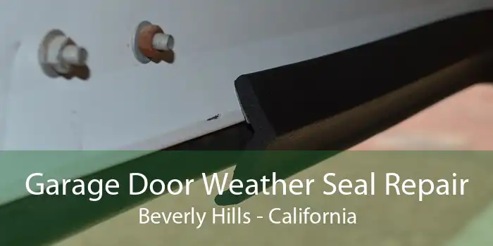 Garage Door Weather Seal Repair Beverly Hills - California