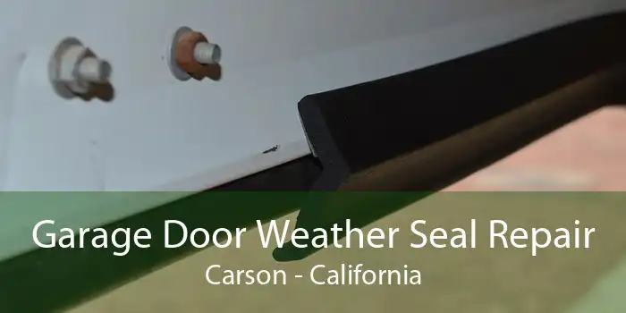 Garage Door Weather Seal Repair Carson - California