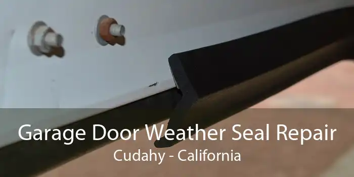 Garage Door Weather Seal Repair Cudahy - California