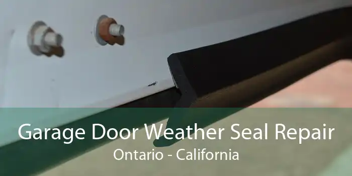 Garage Door Weather Seal Repair Ontario - California