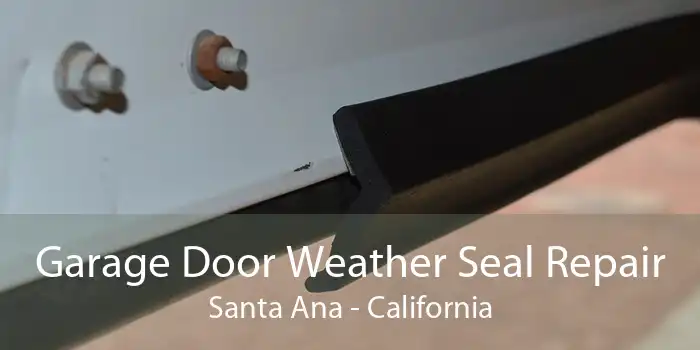 Garage Door Weather Seal Repair Santa Ana - California