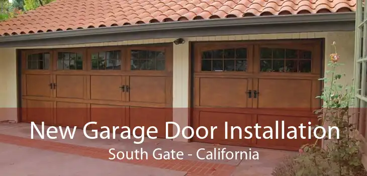 New Garage Door Installation South Gate - California