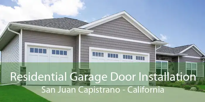 Residential Garage Door Installation San Juan Capistrano - California